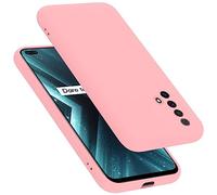 cadorabo Coque Compatible avec Realme X3 / X3 SuperZoom / X50 5G, Étui Housse en Silicone- Coque pour X3 / X3 SuperZoom / X50 5G- Protection Antichoc, Anti-Empreintes- TPU Housse - Mat Liquid Pink