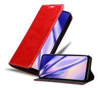 cadorabo Coque Compatible avec Samsung Galaxy A03s en Rouge DE Pomme - Housse Protection avec Fermoire Magnétique, Stand Horizontal et Fente Carte - Portefeuille Case Cover