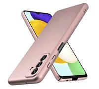 cadorabo Coque Compatible avec Samsung Galaxy A13 5G en Metallic Or Rose - Housse Protection Rigide en Plastique Dur avec Anti-Choc et Anti-Rayures - Ultra Slim Fin Hard Case Cover Bumper