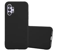 cadorabo Coque Compatible avec Samsung Galaxy A32 5G en Candy Noir - Housse Protection Souple en Silicone TPU avec Anti-Choc et Anti-Rayures - Ultra Slim Fin Gel Case Cover Bumper