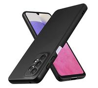 cadorabo Coque Compatible avec Samsung Galaxy A33 5G en Metallic Noir - Housse Protection Rigide en Plastique Dur avec Anti-Choc et Anti-Rayures - Ultra Slim Fin Hard Case Cover Bumper