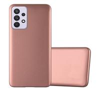cadorabo Coque Compatible avec Samsung Galaxy A33 5G en Metallic Or Rose - Housse Protection Souple en Silicone TPU avec Anti-Choc et Anti-Rayures - Ultra Slim Fin Gel Case Cover Bumper