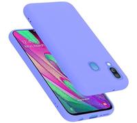 cadorabo Coque Compatible avec Samsung Galaxy A40, Étui Housse en Silicone- Coque pour Galaxy A40- Protection Antichoc, Anti-Empreintes- TPU Housse de Protection - Mat Liquid Light Purple