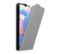 cadorabo Coque Compatible avec Samsung Galaxy A50 / A50s / A30s en Gris Titane - Housse Protection en Style Flip avec Fermoire Magnétique - Etui Poche Folio Case Cover