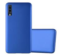 cadorabo Coque Compatible avec Samsung Galaxy A70 / A70s en Metallic Bleu - Housse Protection Souple en Silicone TPU avec Anti-Choc et Anti-Rayures - Ultra Slim Fin Gel Case Cover Bumper