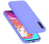 cadorabo Coque Compatible avec Samsung Galaxy A70 / A70s, Étui Housse en Silicone- Coque pour Galaxy A70 / A70s- Protection Antichoc, Anti-Empreintes- TPU Housse - Mat Liquid Light Purple