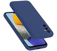 cadorabo Coque Compatible avec Samsung Galaxy M23 5G, Étui Housse en Silicone- Coque pour Galaxy M23 5G- Protection Antichoc, Anti-Empreintes- TPU Housse de Protection - Mat Liquid Blue