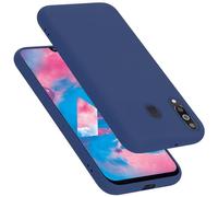 cadorabo Coque Compatible avec Samsung Galaxy M30 / A40s, Étui Housse en Silicone- Coque pour Galaxy M30 / A40s- Protection Antichoc, Anti-Empreintes- TPU Housse de Protection - Mat Liquid Blue