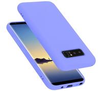cadorabo Coque Compatible avec Samsung Galaxy Note 8, Étui Housse en Silicone- Coque pour Galaxy Note 8- Protection Antichoc, Anti-Empreintes- TPU Housse de Protection - Mat Liquid Light Purple