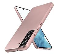 cadorabo Coque Compatible avec Samsung Galaxy S22 en Metallic Or Rose - Housse Protection Rigide en Plastique Dur avec Anti-Choc et Anti-Rayures - Ultra Slim Fin Hard Case Cover Bumper