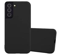 cadorabo Coque Compatible avec Samsung Galaxy S22 Plus en Candy Noir - Housse Protection Souple en Silicone TPU avec Anti-Choc et Anti-Rayures - Ultra Slim Case Cover Bumper