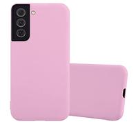 cadorabo Coque Compatible avec Samsung Galaxy S22 Plus en Candy Rose Vif - Housse Protection Souple en Silicone TPU avec Anti-Choc et Anti-Rayures - Ultra Slim Case Cover Bumper