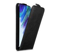 cadorabo Coque Compatible avec Samsung Galaxy S22 Plus en Noir Nuit - Housse Protection en Style Flip avec Fermoire Magnétique - Etui Poche Folio Case Cover