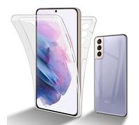 cadorabo Coque Compatible avec Samsung Galaxy S22 Plus en Transparent - Étui pour téléphone Portable Complet à 360° Protection Avant et arrière Protection complète avec Protection d'écran