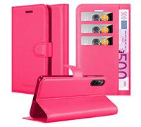 cadorabo Coque Compatible avec Sony Xperia L4 en Rose - Housse Protection avec Fermoire Magnétique, Stand Horizontal et Fente Carte - Portefeuille Etui Poche Folio Case Cover