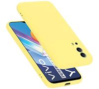 cadorabo Coque Compatible avec Vivo Y52 5G / Y72 5G, Étui Housse en Silicone- Coque pour Y52 5G / Y72 5G- Protection Antichoc, Anti-Empreintes- TPU Housse de Protection - Mat Liquid Yellow