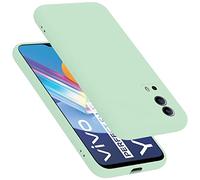 cadorabo Coque Compatible avec Vivo Y52 5G / Y72 5G, Étui Housse en Silicone- Coque pour Y52 5G / Y72 5G- Protection Antichoc, Anti-Empreintes- TPU Housse de Protection - Mat Liquid Light Green