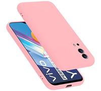 cadorabo Coque Compatible avec Vivo Y52 5G / Y72 5G, Étui Housse en Silicone- Coque pour Y52 5G / Y72 5G- Protection Antichoc, Anti-Empreintes- TPU Housse de Protection - Mat Liquid Pink
