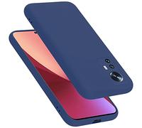 cadorabo Coque Compatible avec Xiaomi 12 / 12X, Étui Housse en Silicone- Coque pour 12 / 12X- Protection Antichoc, Anti-Empreintes- TPU Housse de Protection - Mat Liquid Blue