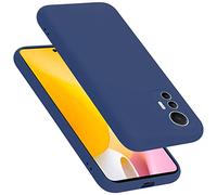 cadorabo Coque Compatible avec Xiaomi 12 Lite, Étui Housse en Silicone- Coque pour 12 Lite- Protection Antichoc, Anti-Empreintes- TPU Housse de Protection - Mat Liquid Blue