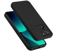 cadorabo Coque Compatible avec Xiaomi 13T / 13T Pro, Étui Housse en Silicone- Coque pour 13T / 13T Pro- Protection Antichoc, Anti-Empreintes- TPU Housse de Protection - Mat Liquid Black