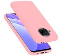 cadorabo Coque Compatible avec Xiaomi Mi 10T Lite, Étui Housse en Silicone- Coque pour Mi 10T Lite- Protection Antichoc, Anti-Empreintes- TPU Housse de Protection - Mat Liquid Pink
