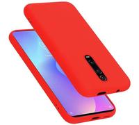 cadorabo Coque Compatible avec Xiaomi Mi 9T / Mi 9T Pro/RedMi K20 / RedMi K20 Pro, Étui Housse en Silicone- Coque pour Mi 9T / Mi 9T Pro - Protection Antichoc, Anti-Empreintes - Liquid Red
