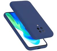 cadorabo Coque Compatible avec Xiaomi POCO F2 Pro, Étui Housse en Silicone- Coque pour POCO F2 Pro- Protection Antichoc, Anti-Empreintes- TPU Housse de Protection - Mat Liquid Blue