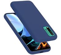 cadorabo Coque Compatible avec Xiaomi RedMi 9T / POCO M3, Étui Housse en Silicone- Coque pour RedMi 9T / POCO M3- Protection Antichoc, Anti-Empreintes- TPU Housse de Protection - Mat Liquid Blue