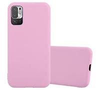 cadorabo Coque Compatible avec Xiaomi RedMi Note 10 5G / POCO M3 Pro 5G en Candy Rose Vif - Housse Protection Souple en Silicone TPU avec Anti-Choc et Anti-Rayures - Ultra Slim Case Cover Bumper