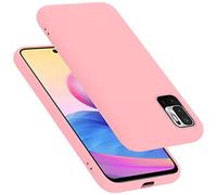 cadorabo Coque Compatible avec Xiaomi RedMi Note 10 5G / POCO M3 Pro 5G, Étui Housse en Silicone- Coque pour RedMi Note 10 5G / POCO M3 Pro 5G- Protection Antichoc, Anti-Empreintes - Mat Liquid Pink