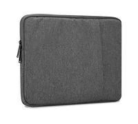 cadorabo Coque Portable 15.6'' Pouces in Gris FONCÉ - Housse pour Ordinateur Portable en Tissue avec Doublure en Velours et Fermeture à Glissière Anti-Rayures - Protection Sleeve Case