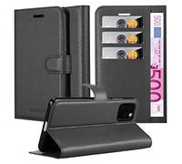 cadorabo Coque pour Apple iPhone 11 Pro (XI Pro) en Noir DE Jais - Housse Protection avec Fermoire Magnétique, Stand Horizontal et Fente Carte - Portefeuille Etui Poche Folio Case Cover