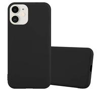 Coque pour Apple iPhone 12 MINI en CANDY NOIR Housse de protection Étui en silicone TPU flexible