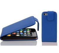 cadorabo Coque pour Apple iPhone 5C en Bleu CÉLESTE - Housse Protection en Style Flip en Similicuir Structuré - Etui Poche Folio Case Cover