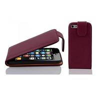 cadorabo Coque pour Apple iPhone 5C en ORCHIDÉE Violets - Housse Protection en Style Flip en Similicuir Structuré - Etui Poche Folio Case Cover