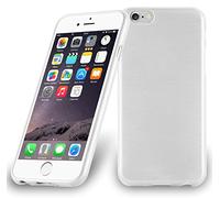 cadorabo Coque pour Apple iPhone 6 / iPhone 6S en Argent - Housse Protection Souple en Silicone TPU avec Anti-Choc et Anti-Rayures - Ultra Slim Fin Gel Case Cover Bumper