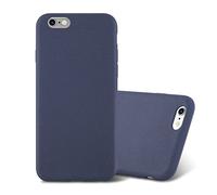 cadorabo Coque pour Apple iPhone 6 / iPhone 6S en Frost Bleu FONCÉ - Housse Protection Souple en Silicone TPU avec Anti-Choc et Anti-Rayures - Ultra Slim Fin Gel Case Cover Bumper