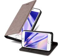 cadorabo Coque pour Apple iPhone 6 / iPhone 6S en Marron CAFÉ - Housse Protection avec Fermoire Magnétique, Stand Horizontal et Fente Carte - Portefeuille Etui Poche Folio Case Cover