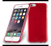 cadorabo Coque pour Apple iPhone 6 / iPhone 6S en Rouge Cerise - Housse Protection Souple en Silicone TPU avec Anti-Choc et Anti-Rayures - Ultra Slim Fin Gel Case Cover Bumper