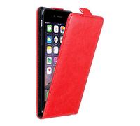 cadorabo Coque pour Apple iPhone 6 Plus/iPhone 6S Plus en Rouge DE Pomme - Housse Protection en Style Flip avec Fermoire Magnétique - Etui Poche Folio Case Cover