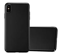 cadorabo Coque pour Apple iPhone XS Max en Metallic Noir - Housse Protection Rigide en Plastique Dur avec Anti-Choc et Anti-Rayures - Ultra Slim Fin Hard Case Cover Bumper