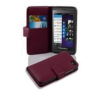cadorabo Coque pour Blackberry Z10 en ORCHIDÉE Violets - Housse Protection en Similicuir Structuré avec Stand Horizontal et Fente Carte - Portefeuille Etui Poche Folio Case Cover