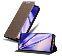cadorabo Coque pour Cubot X19 en Marron CAFÉ - Housse Protection avec Fermoire Magnétique, Stand Horizontal et Fente Carte - Portefeuille Etui Poche Folio Case Cover