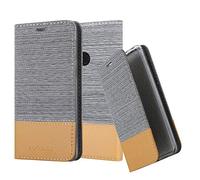 cadorabo Coque pour Google Pixel 3 en Gris Clair Marron - Housse Protection avec Fermoire Magnétique, Stand Horizontal et Fente Carte - Portefeuille Etui Poche Folio Case Cover