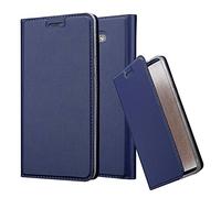 cadorabo Coque pour Honor 6X en Classy Bleu FONCÉ - Housse Protection avec Fermoire Magnétique, Stand Horizontal et Fente Carte - Portefeuille Etui Poche Folio Case Cover