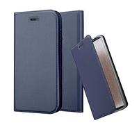 cadorabo Coque pour Honor 8 en Classy Bleu FONCÉ - Housse Protection avec Fermoire Magnétique, Stand Horizontal et Fente Carte - Portefeuille Etui Poche Folio Case Cover