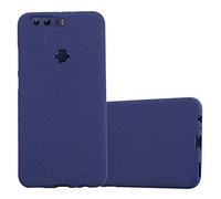 cadorabo Coque pour Honor 8 en Frost Bleu FONCÉ - Housse Protection Souple en Silicone TPU avec Anti-Choc et Anti-Rayures - Ultra Slim Fin Gel Case Cover Bumper