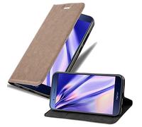 cadorabo Coque pour Honor 8 Pro en Marron CAFÉ - Housse Protection avec Fermoire Magnétique, Stand Horizontal et Fente Carte - Portefeuille Etui Poche Folio Case Cover