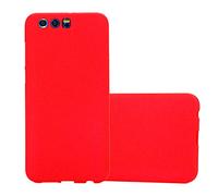 cadorabo Coque pour Honor 9 en Frost Rouge - Housse Protection Souple en Silicone TPU avec Anti-Choc et Anti-Rayures - Ultra Slim Fin Gel Case Cover Bumper